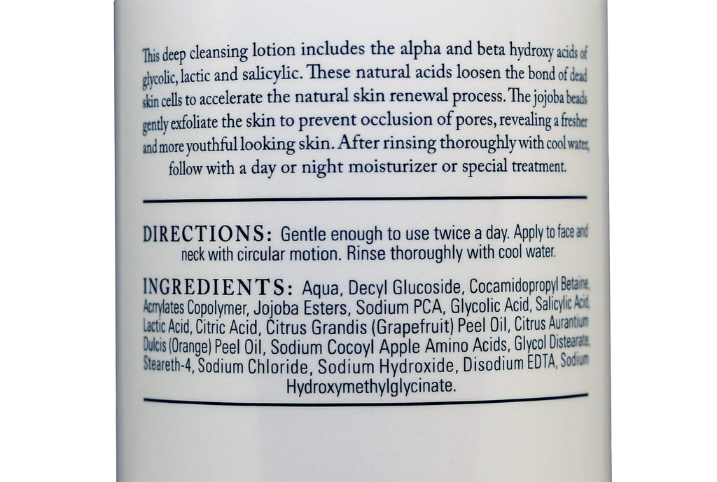 KarmaCeuticles Proper Cleanse AHA/BHA Exfoliating Cleanser with Jojoba Oil 8 oz