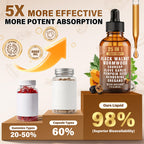 Royavita 25-in-1 Liposomal Wormwood Black Walnut Clove Parasite Cleanse with Clove, Garlic, Pumpkin Seed, Oregano & Berberine – 98% Absorption for Superior Digestive Health & Balance, 2 * 90ml