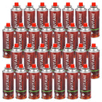 Smart & Safe Butane Fuel Canister - Self-Sealing Nozzle - 28 Pack for Outdoor Cooking, Camping, and Emergency Use