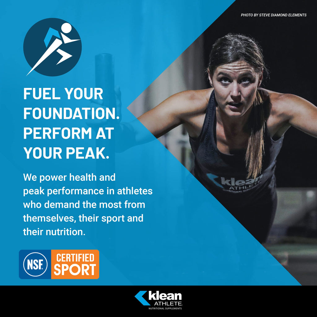 Klean Athlete Klean Ashwagandha - for Occasional Stress - Supports Adaptations to Training* - Adaptogen Blend - Vegan & Non GMO - 60 Capsules