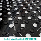 Wrought Iron Patio Furniture Feet Caps (32 Pack, Black) - 1.5" Round Plastic Outdoor Chair Leg Caps, Patio Furniture Replacement Feet