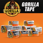 Gorilla Tape Tough & Wide, Silver Tape, 2.88" x 25 yd (Pack of 4) - Heavy Duty and Weather Resistant for Indoor or Outdoor