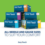 EasyTouch IW U-100 Insulin Syringes (29G 1.0cc 1/2") - 30 ct.