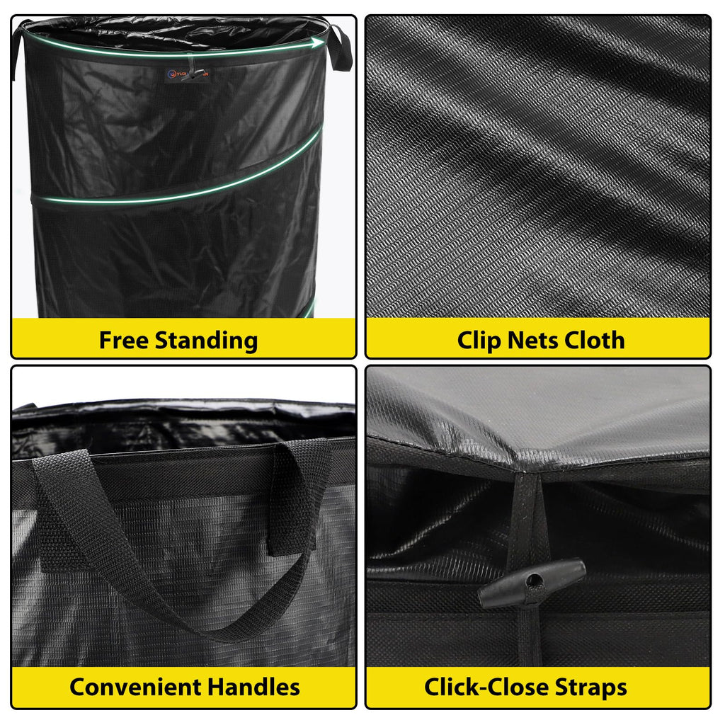YUDI & GARDEN 45 Gallon Collapsible Trash Can