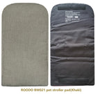 ROODO Pet Stroller Mat,Dog Stroller Cushion,Inner Pad for Exclusive Use,Original,Replaceable,Easy to Clean,Set of 3 pc(Khaki)