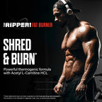 JNX SPORTS The Ripper! Fat Burner Pre Workout for Men & Women – Thermogenic Fat Burning Powder & Appetite Suppressant, Boost Energy & Endurance – Watermelon Candy, 30 Servings