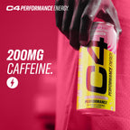 C4 Performance Energy Drink with Zero Sugar, Strawberry Blast, 12pk