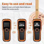 Stud Finder Wall Scanner 5-in-1 - Detector for Wood, Metal, Joists, Pipes, and AC Wires, Upgraded New version Intelligent Chip, High-Definition LCD Display Screen & Audible Alarm