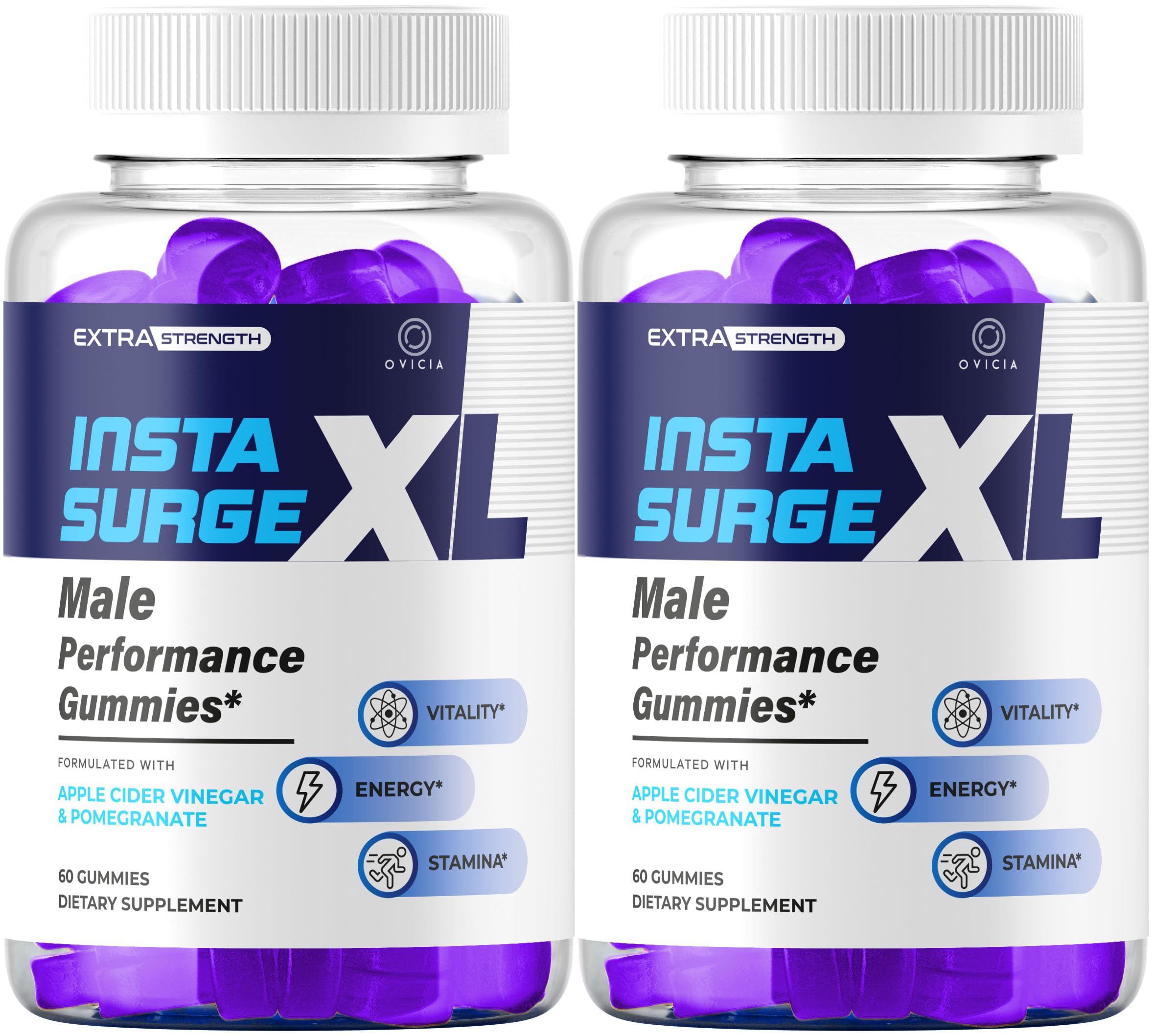 (2 Pack) Insta Surge XL Gummies - Official InstaSurge XL Advanced Premium Formula Support Maximum Strength, All Natural Insta SurgeXL Vitamins for Overall Health & Wellness, 120 Gummies for 2 Months