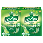 Benefiber On The Go Prebiotic Fiber Supplement Powder for Digestive Health, Daily Fiber, Unflavored Stick Packs - 36 Sticks (Pack of 2)