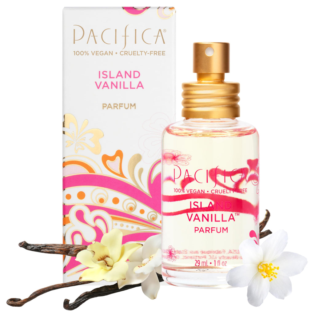 Pacifica Island Vanilla Perfume ��� Clean Vanilla Fragrance for Women - Warm Tropical Aroma - Long-Lasting Clean Beauty Non Toxic Scent, Vegan & Cruelty-Free, 1 oz Travel-Friendly Spray