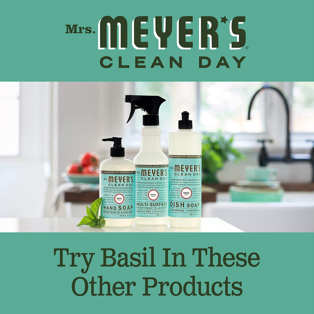 Mrs. MEYER'S CLEAN DAY All-Purpose Cleaner Spray,Basil,16 fl. oz,(Pack of 6)