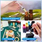 10 Pack 60 ml Syringe Without Needle, Syringe with Cap Individually Wrapped, for Liquids, Scientific Labs, Dispensing