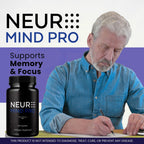 (2 Pack) Neuro Mind Pro Capsules - Official NeuroMindPro Supplement, Premium Formula, Natural Vitamins for Health & Wellness - 120 Capsules for 2 Months