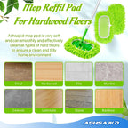 Ashsajkd 8Pcs for Swiffer Reusable Dry Sweeping Cloths Microfiber Wet Mop Pads Compatible with Swiffer Sweeper Mop ,Replacement Wet Mopping pad Refills & for Swiffer Sweeper Mop