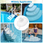 showingo Step Cups Replacement for Innovaplas Above Ground Swimming Pool Steps (4 Pack)
