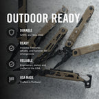 LEATHERMAN, Signal, 19-in-1 Multi-tool for Outdoors, Camping, Hiking, Fishing, Survival, Durable & Lightweight EDC, Made in the USA, Coyote Tan