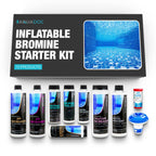 Inflatable Hot Tub Chemical Kit with Bromine Tablets - Inflatable Spa Starter Kit - Convenient Hot Tub Starter Kit & pH Control Kit - AquaDoc Inflatable Spa Chemicals