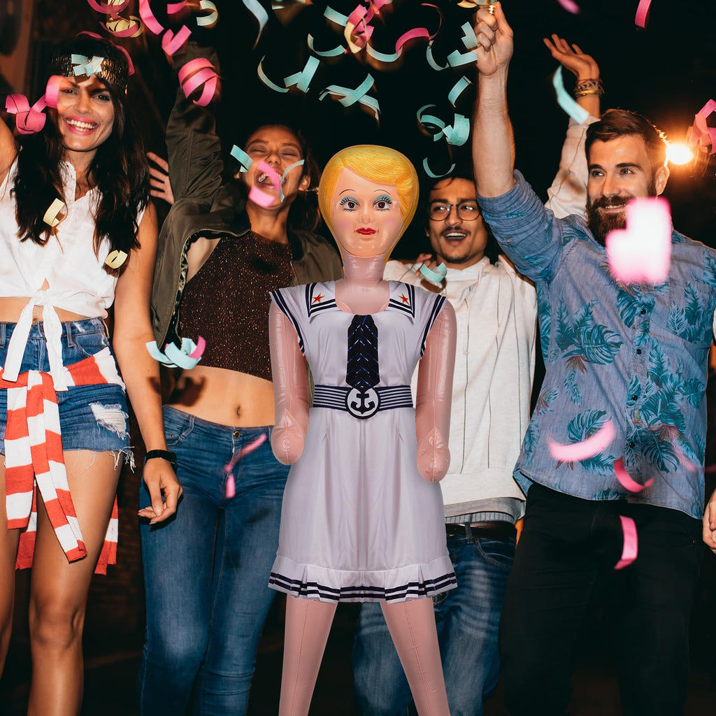 Liliful 59 Inch Blow up Doll Inflatable Life Size Bachelor Party, Cassie