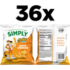 Simply, Cheetos Puffs White Cheddar, 0.875 Ounce (Pack of 36)