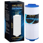 POOLPURE 5CH-502 Fine Thread Spa Filter Replaces PPM50SC-F2M, Marquis Spa 20041, 20091, 370-0237, Marquis 50 Hot Tub Filter, Length: 12 3/16", 2” Male Thread/MPT (1 Pack)