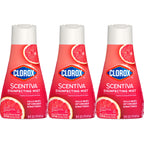 Clorox Scentiva Disinfecting Mist, Grapefruit and Orange Blossom, Refill, 16 Fl Oz Each, Pack of 3