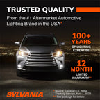 SYLVANIA H11 XtraVision Halogen Headlight Bulb, High or Low Beam, 2 Bulbs
