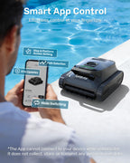 (2026 New) Gosvor Pool Vacuum LiteVac G1, Wall & Waterline & Platform Cleaning, 15.2 lbs Ultra-Lightweight, Up to 200-Min Runtime, Double Filtration, Smart Navigation & App, For Pools up to 2153 sq.ft