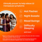 Amberen Menopause Supplement for Women, 120 Capsules, Clinically Proven, Helps Support Hormone Balance, Helps Relieve 12 Menopause Symptoms: Hot Flashes, Night Sweats, Mood Swings and More