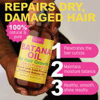 Rida Hair Research Institute Batana Oil Shampoo & Conditioner Set for Hair Growth Lightening Thinning Hair for Men and Women
