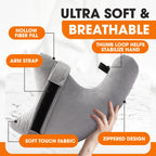 Cheer Collection Rotator Cuff Pillow with Strap – Shoulder Surgery Recovery Pillow for Side Sleepers, Arm Support Cushion for Rotator Cuff Injury & Post Surgery Comfort