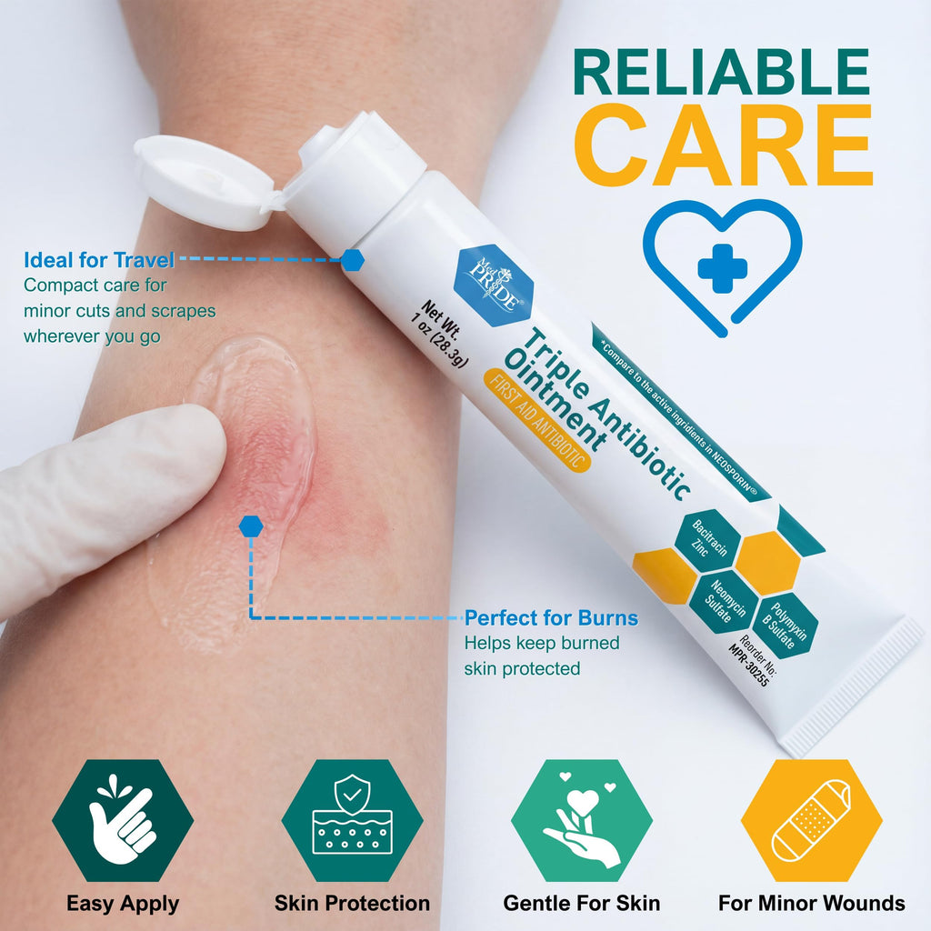 MedPride, Triple Antibiotic- (1 oz Tube Box of 1)