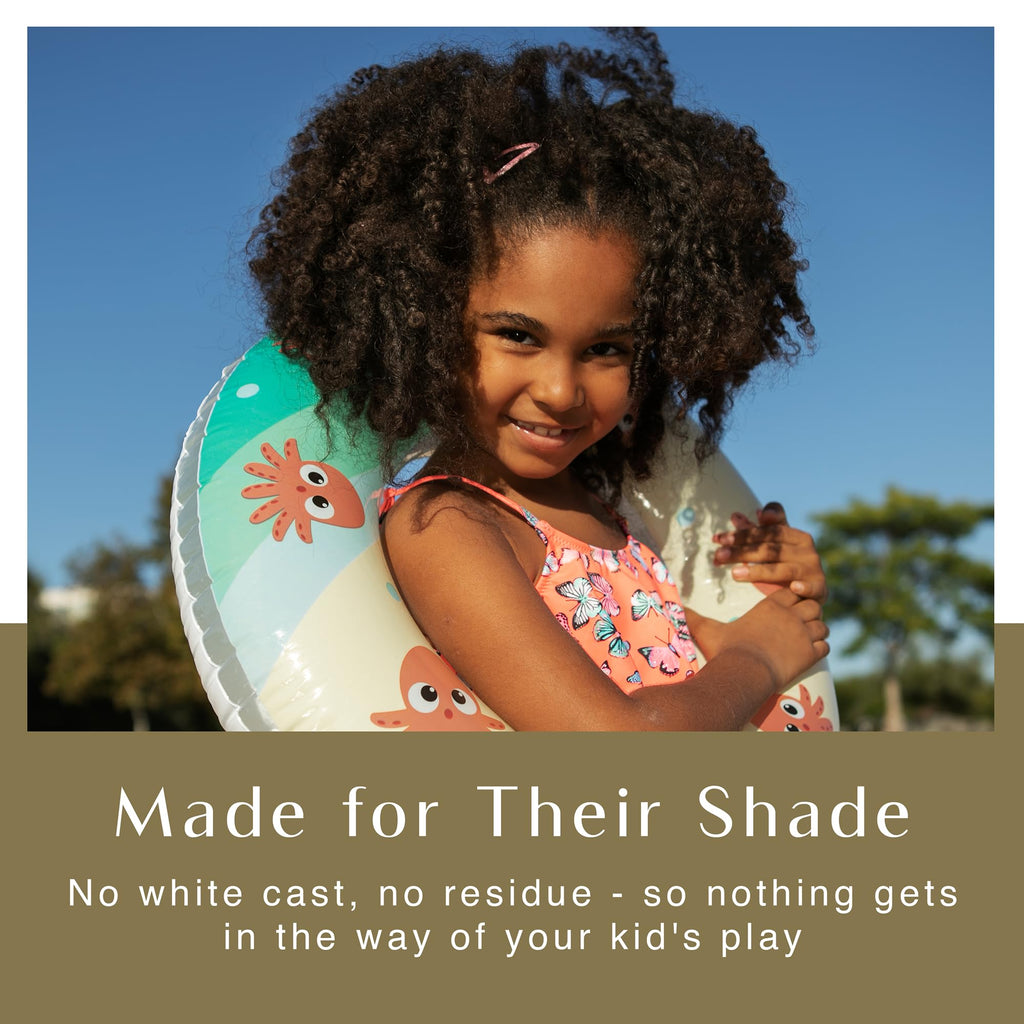 Black Girl Sunscreen Kids SPF 50 Lotion for Face & Body- Sun Protection for Skin, Kids Sunscreen, Water Resistant for 80 Minutes, Ideal for Beach & Travel, No White Cast for Melanin Rich Skin- 6 fl oz
