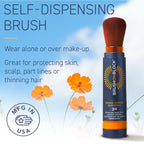 Brush On Block SPF 30 Mineral Powder Sunscreen New Formula, With Niacinamide, Hyaluronic Acid, & Vitamin C, Broad Spectrum, Water Resistant, Translucent, For All Skin Types, Reef Friendly, Mfg in USA