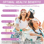 Totaria Sugar Free Multivitamin Gummies for Women 14+ w/Inositol, Iron, Folate, Biotin, Womens Daily Multivitamin Gummy w/Vitamin A, D, C, B, Support Hair, Skin, Energy, Immune, Strawberry Flavor