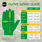 Miracle-Gro Women's Nitrile Coated Grip Floral Pattern Gardening Work Gloves 3-Pack, Extreme Comfort, Excellent Grip, Water Resistant, Pink/Purple, Medium, (MG37126/WML)