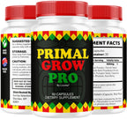 (2 Pack) Primal Grow Pro for Men - Official Primal Grow Pro Advanced Formula Premium Supplement Pills for Men - Maximum Strength, Natural Support Overall Health & Wellness, 120 Capsules for 2 Months