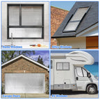 YoleShy Double Reflective Insulation 48 in X 10 FT RV Window Insulation for Summer Heat Reflective Window Film for Roof, Car, Garage Doors