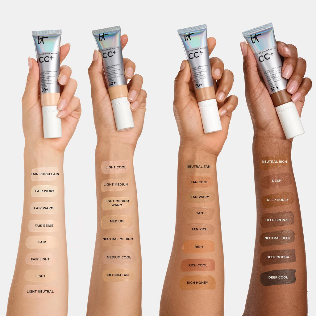 IT Cosmetics CC+ Cream with SPF 50+ - Medium (N) - 1.08 fl oz