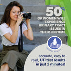 AZO Urinary Tract Infection (UTI) Test Strips, Accurate Results in 2 Minutes, Clinically Tested, Easy to Read Results, Clean Grip Handle, #1 Most Trusted Brand, 3 Count