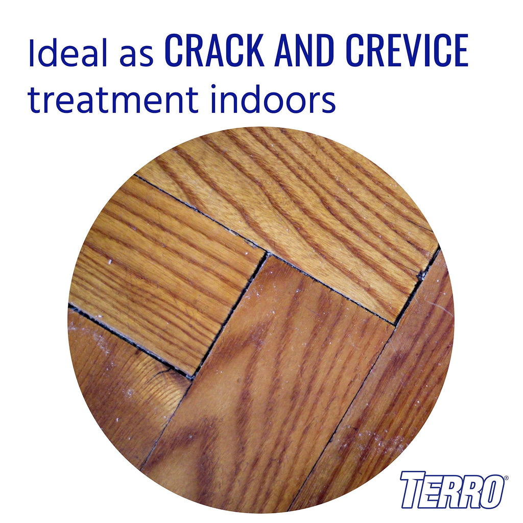 TERRO Ant Dust Powder Killer for Indoors and Outdoors - Kills Ants, Fire Ants, Roaches, Spiders, and Other Insects - T600 - Up to 8 Months Protection - Easy to Use