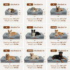 Comfort Expression Waterproof Orthopedic Dog Bed for Extra Large Dogs