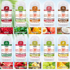 VISRIE SPF 30 Sunscreen Lip Balm, SPF Lip Balm Bulk 60 Count, Broad Spectrum UVA/UVB Lip Sunscreen Moisturize with Vitamin E and Coconut Oil- 10 Flavors