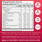 Llama Naturals Kids Multivitamin Gummies | Real Fruit, No Added Sugar Cane | Organic Vegan Toddler Whole Food Vitamins | Vitamin D, C & Beta Carotene Gummy Supplement | Cherry 180 Ct (2-3 Months)