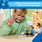 LEGO Sonic The Hedgehog Cyclone vs. Metal Sonic - Building Toy for Kids, Boys and Girls, Ages 8+ - Mech Suit with Metal Sonic and Tails Minifigures for Pretend Play - Gift Idea for Birthdays - 77002