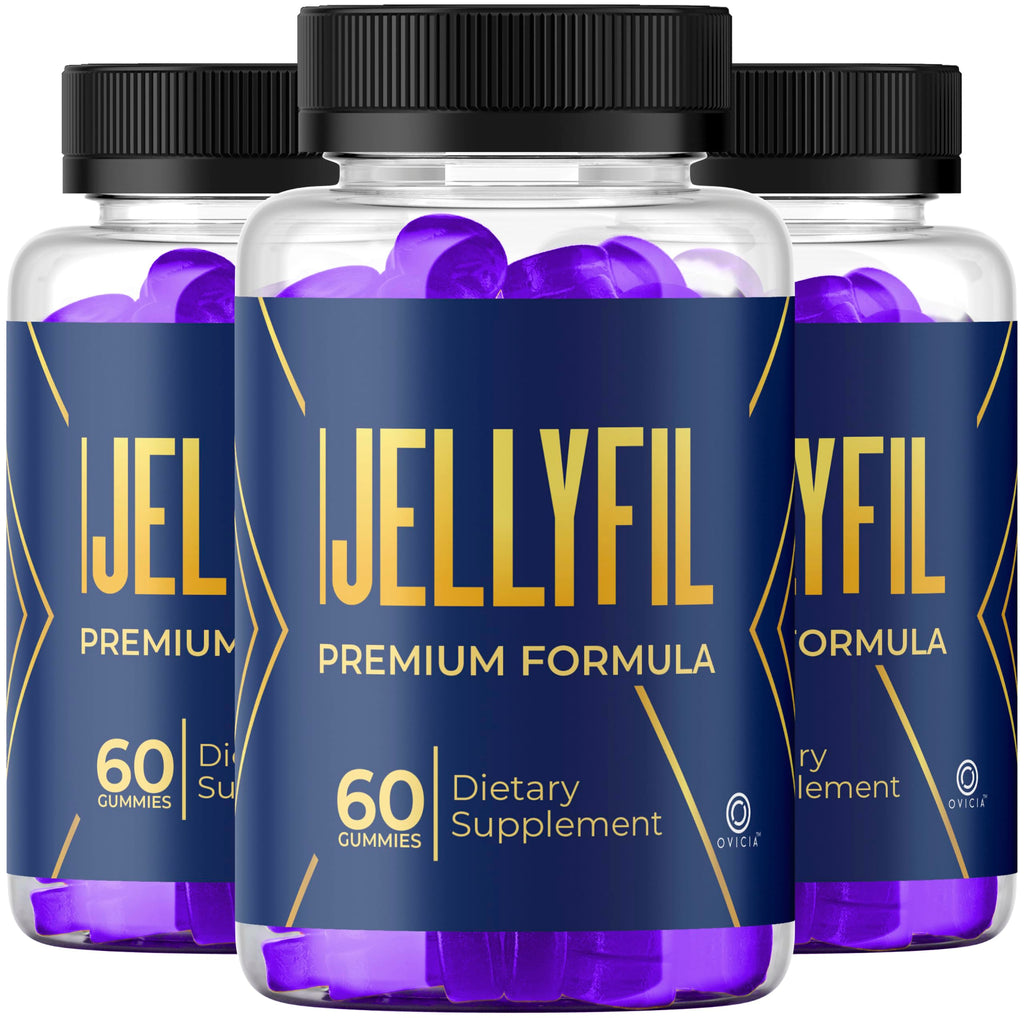 (3 Pack) Jellyfil Gummies - Official Jellyfil Gummys with All Natural Ingredients, Advanced JellyFil Maximum Strength Vitamins Formula for Wellness & Overall Health Support, 180 Gummies for 3 Months