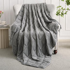 Mr. Sandman Cooling Weighted Blanket for Adults, Queen Size 15 lbs, 60″x80″