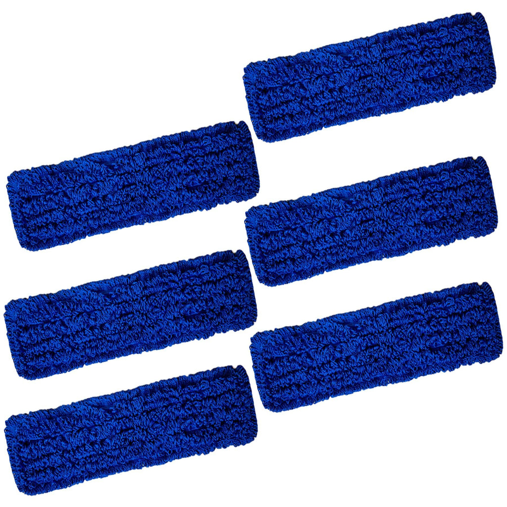 Kleen Handler 48 inch Microfiber Dust Mop | Extra Large Washable Commercial Mop Head Replacement, Pack of 6