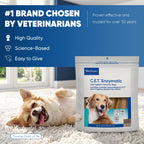 C.E.T. Enzymatic Oral Hygiene Chews for Dogs, Tartar Control, Large