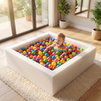 LANGXUN Plastic Ball Pit Balls for Baby Toddler Kids